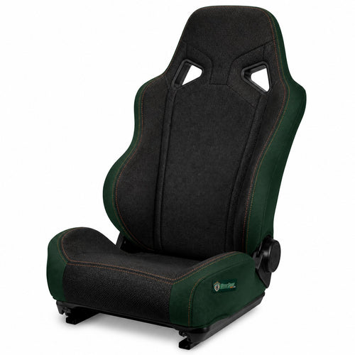 Bear Shield seat cover concept on a representative side by side seat, studio view (AI-generated depiction)